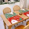 thumbnail image 1 of Manteles individuales JAMW navideños para mesa de comedor 13.0 x 17.0 in camión de acuarela árbol de Navidad juego de 2 Sencillez, 1 of 5
