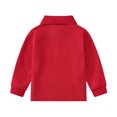 thumbnail image 4 of fatyb Kids Long Sleeve Shirts with Collar Boys Girls Cotton Tops Solid Color Soft School Uniform Shirts, 4 of 7