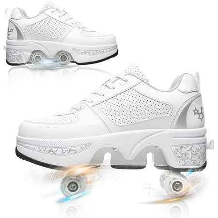 Deformation Shoes Roller Skates,Double Row Deform Wheel Automatic ...