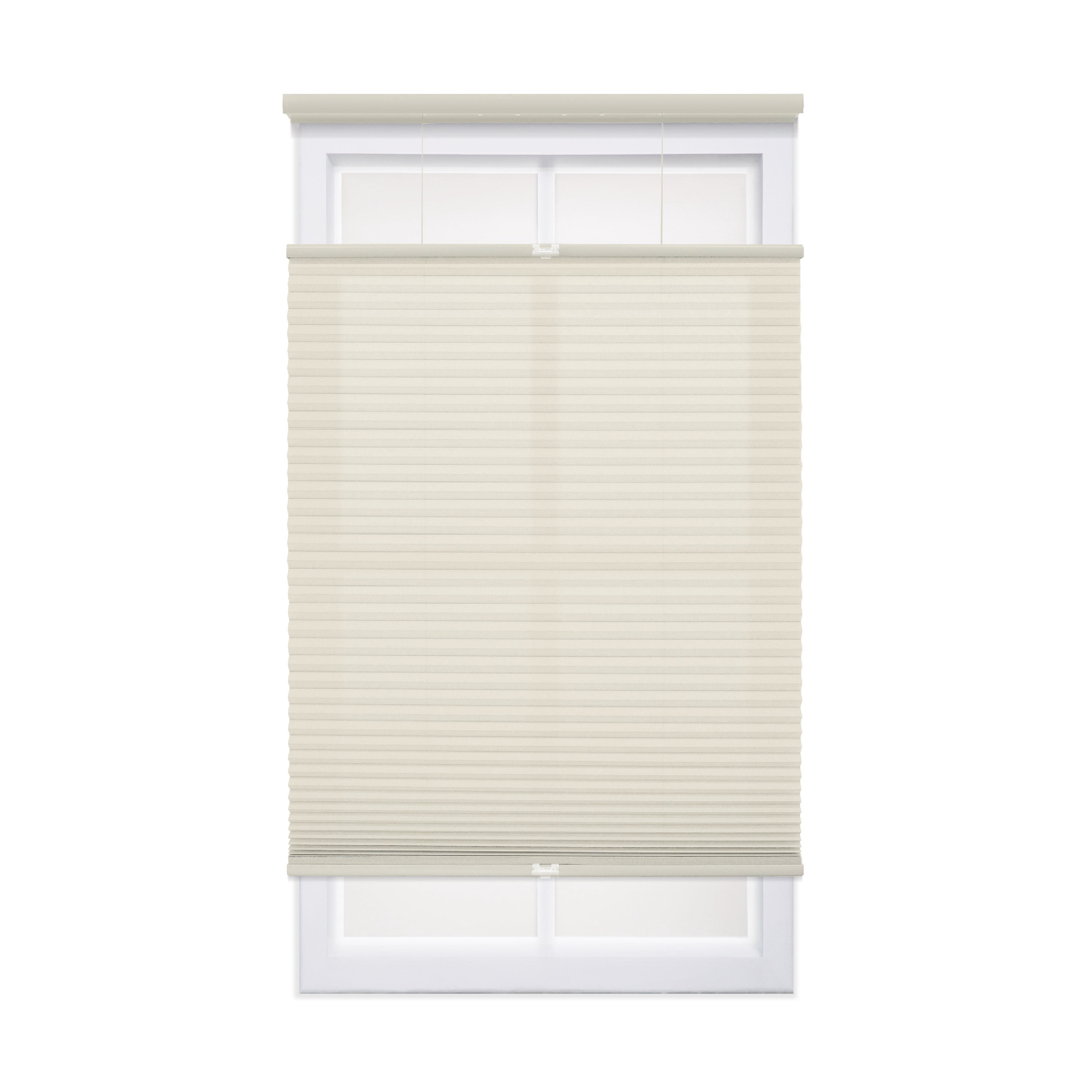Regal Living Cordless Light Filtering Top-Down Bottom-Up Cellular Shade, Alabaster - 70.5" W x 72" L