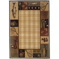 thumbnail image 2 of Oriental Weavers Hudson Area Rug 1065B Beige Lodge Novelty 5' 3" x 7' 6" Rectangle, 2 of 4