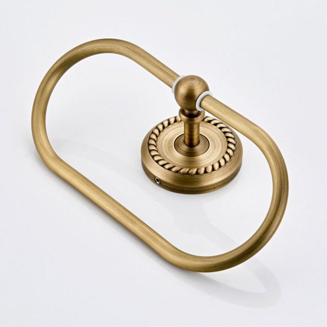 Toallero de Pared Colco Anillo Redondo de Bronce 21x10x7cm