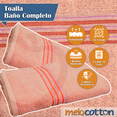 thumbnail image 4 of Toalla Baño Completo MELOCOTTON HOGAR 150x80cm 620gr Suave Y Absorbente Cenefa Bordada Gris, 4 of 5