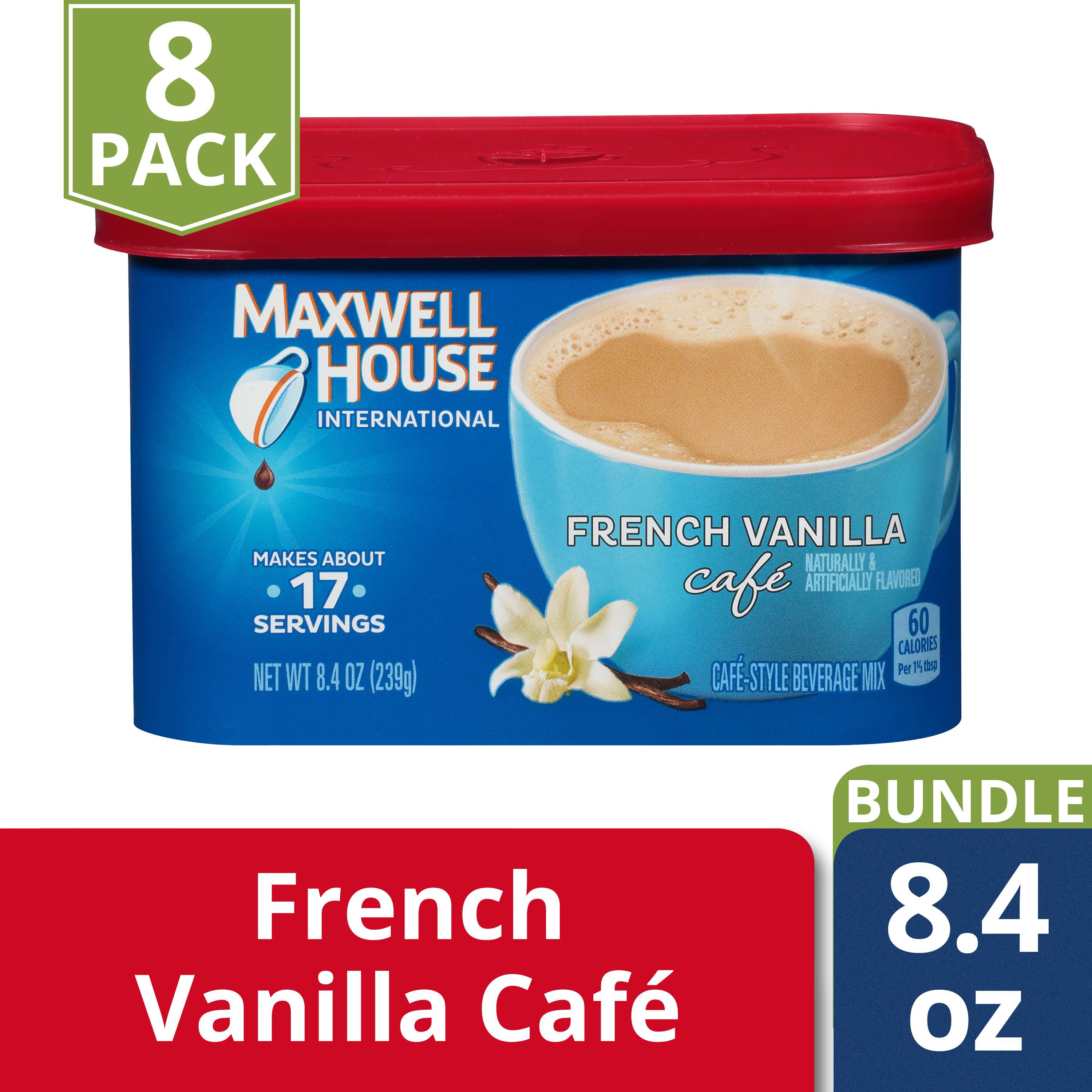 8.4 OZ COFFEE DRINK-INSTANT FLAVORED FRENCH VANILLA CAFE ...
