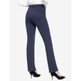 thumbnail image 2 of BALEAF Womens Dress Pants Yoga Work Pants Pull On Slacks Business Casual Office Trouser Pockets 29" Navy 2XL, 2 of 6