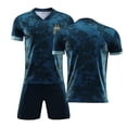thumbnail image 1 of Nuevo 2021/2022 Camiseta de fútbol para niños 10 # Messi Moda Camisetas de fútbol Conjunto de pantalones cortos-Azul marino-16 BmatwkZeng Bmatwk Jersey, 1 of 1