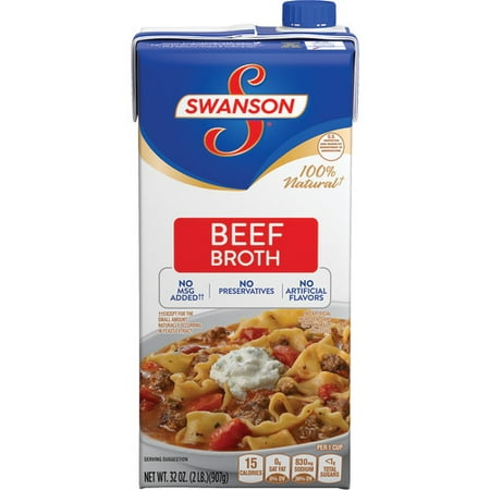 Swanson Beef Broth, 32 oz. Carton