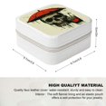 thumbnail image 2 of Autua Skull Drink Umbrella Small Jewelry Boxes for Women Necklace Ring Earring Holder Organizer Travel Case Compact Size Zipper Storage Box Valentine's Day Gifts White, 2 of 5