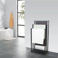 thumbnail image 2 of axGear Free Standing Towel Rack Holder 3 Tier Metal for Bathroom Hand Towel Shelf, 2 of 7