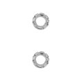 thumbnail image 1 of Greeniant 1 Uds. Llave para pezón de radios de bicicleta, llave para llanta de rueda de 8 vías, herramienta de reparación de acero inoxidable, accesorio plata 4x4x1.1cm 2piezas Greeniant  CBP123996, 1 of 5