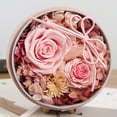 thumbnail image 4 of Flores preservadas en caja de flores, rosas duraderas para decorar el hogar, el Día de la Madre, cumpleaños, aniversario, caja de regalo, 4 of 6