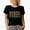 Black, variant on Hawaii, USA or US State Themed, Groovy Retro Wavy Text Merch Gift, Black T-Shirt, Medium