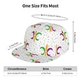 thumbnail image 6 of Uemuo Mardi Gras Carnival1 Pattern Women's Baseball Cap,Straight Brim Hat,Golf Dad Hat,Travel Hat,Sun Protection Cap,Everyday Accessory, 6 of 9