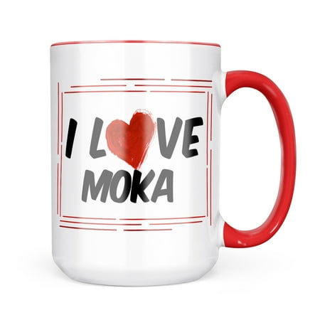 

Neonblond I Love Moka Coffee Mug gift for Coffee Tea lovers