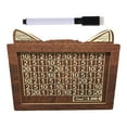 thumbnail image 4 of Hucha de madera con contador, hucha de madera, caja de almacenamiento retro, ahorradora de dinero 1000 euros, 4 of 9
