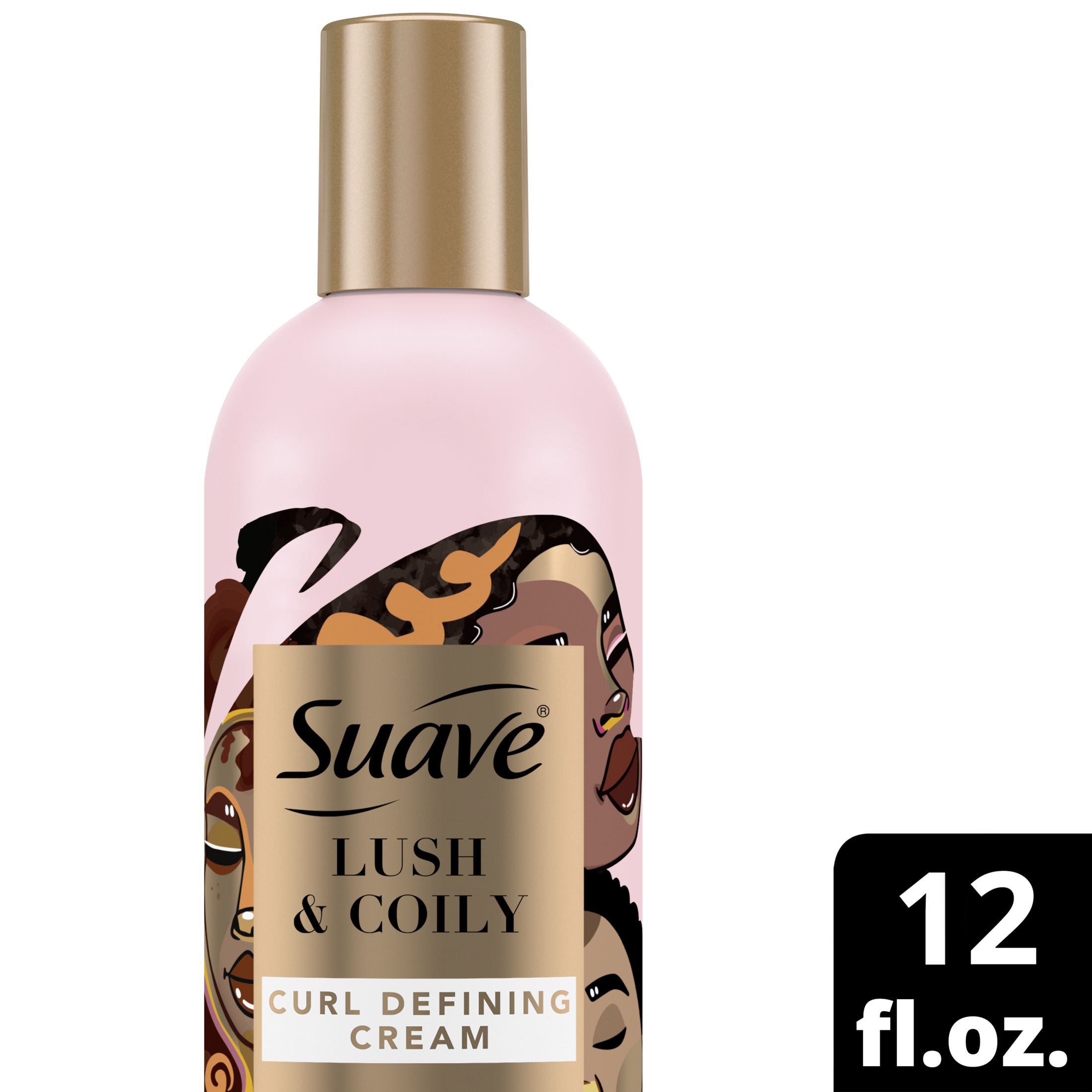 Suave Professionals Curl Enhancing Frizz Control Hair Styling Cream with Shea Butter & Coconut Oil, 12 oz - image 2 of 10