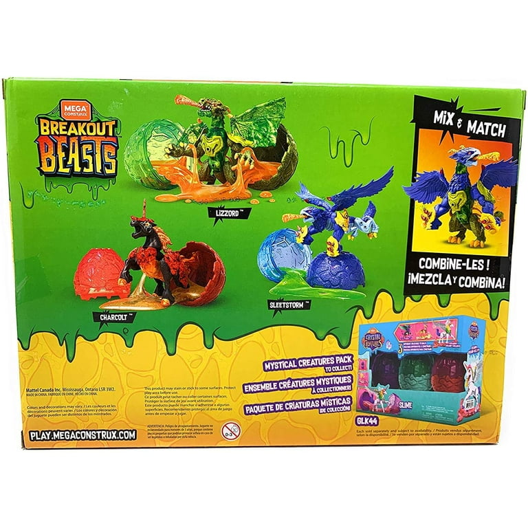 Mega construx breakout hot sale beasts 3 pack