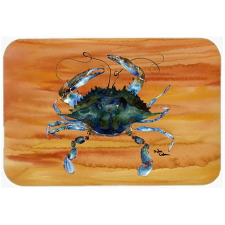

Carolines Treasures 15 x 12 in. Crab Glass Cutting Board - Large
