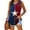Blue, variant on CHGBMOK 4th of July Tank Top for Women American Flag CamoTank Tops Sleeveless USA Flag Shirts Patriotic T Shirts Plus Size Tops