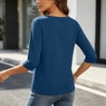 thumbnail image 6 of LNWUY Women's Lightweight Open Front Cardigans Short Sleeve Solid Color Casual Stretch Soft Knit Cardigan Sweaters Blue L, 6 of 7