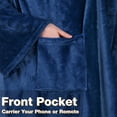 thumbnail image 5 of Home Comforts Blanket with Sleeves, Super Soft Wearable TV Blanket Robe Fleece for Adults 73 x 51”| Cozy Warm, Lightweight, 5 of 6