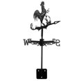 thumbnail image 1 of MasteelfCA Rooster Weather Vane Vintage Weather Vane Wind Metal Direction Indicator for Outdoor Garden, 1 of 8