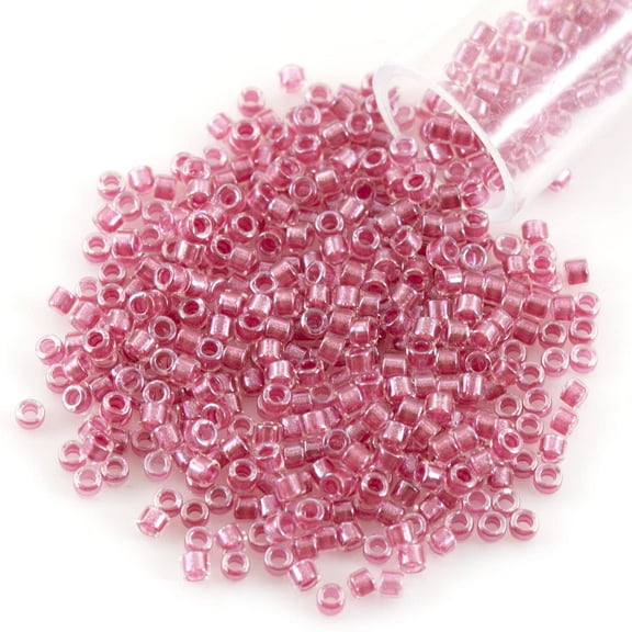 Miyuki Delica Seed Bead 11/0 Color Lined Rose