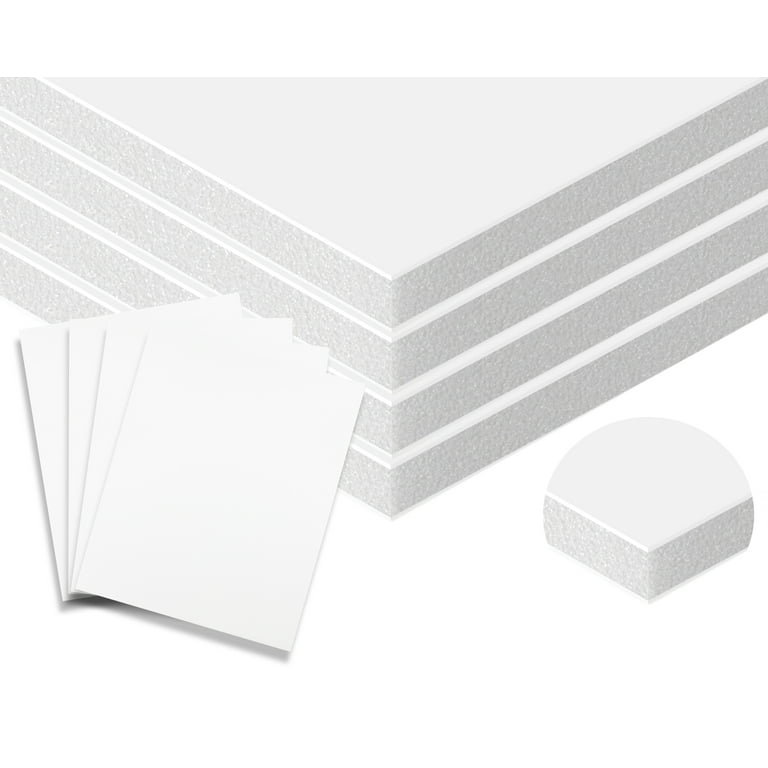 Foam Core Backing Board 3/16 White 24x48- 5 Pack. Many Sizes