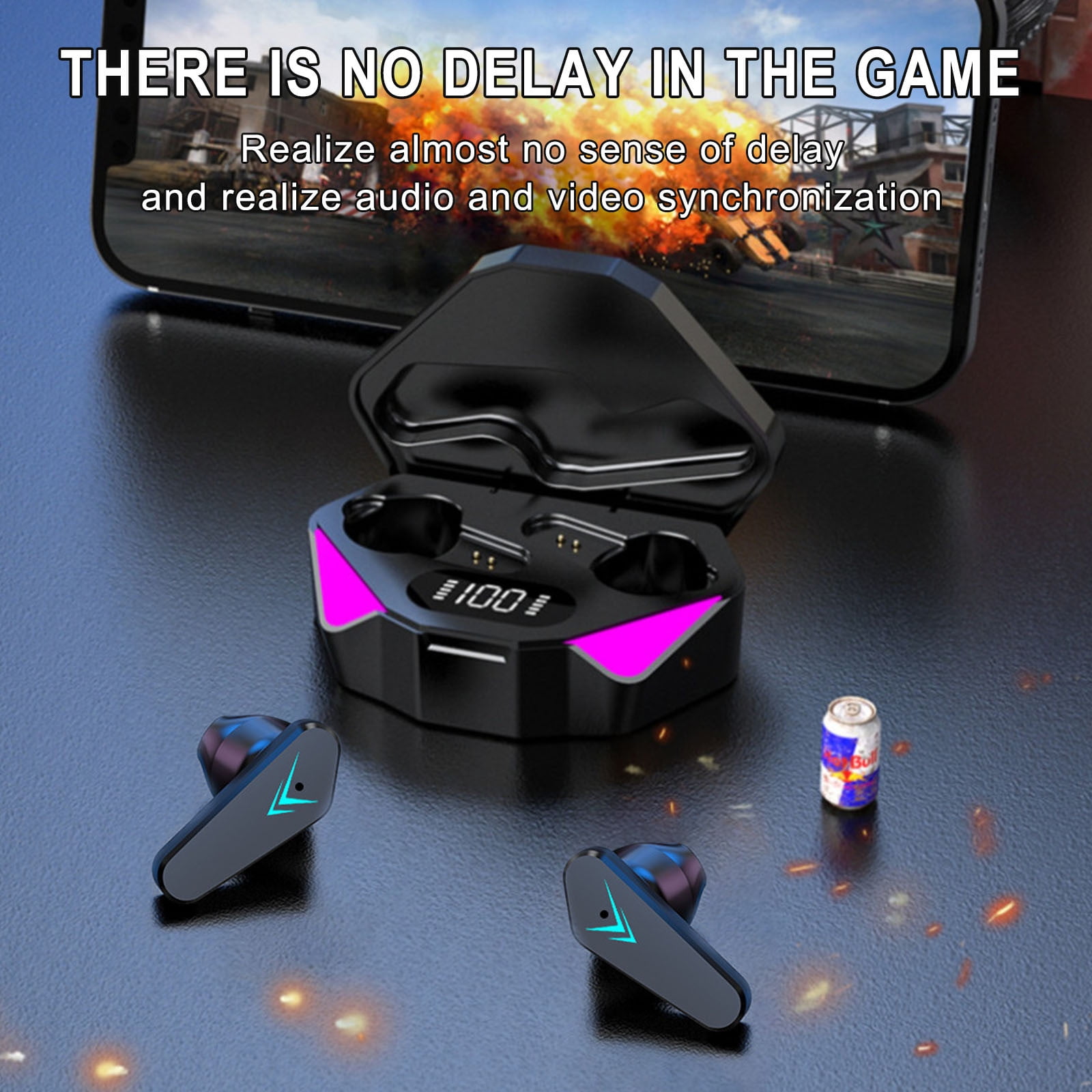 Auriculares Inalámbricos In-ear Bluetooth X15S Gamer Running Deportivos  Soundpeats RGB