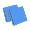 thumbnail image 3 of Paquete de 2 almohadillas para levantamiento de pesas, alfombrilla silenciosa, multifuncional, protección para el suelo, peso Azul Gris 50x50x4cm, 3 of 5
