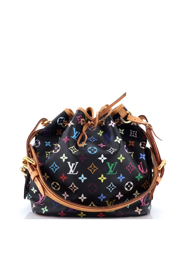 Pre-Owned Petit Noe Handbag Monogram Multicolor By Rebag