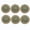 C, variant on Gumesh 6Pcs 15" Round Woven Rattan Placemats,Natural Hand-Woven Water Hyacinth Placemats,Farmhouse Weave Place Mats,Rustic Braided Wicker Table Mats