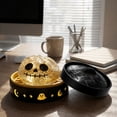 thumbnail image 2 of Twfbrm Halloween Dumpling Stress Ball, Spooky Squashy Dumpling with Food Steamer, Stress Relief Sensory Fidget Toy, Soft Stretchy Slow Rising Squeeze Dough Ball, Steamed Stuffed Bun Decompression Toy, 2 of 6