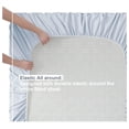 thumbnail image 5 of KriKac RV Short Queen Sheet Set - 4 Piece Bed Sheets for RV Short Queen Size Bed, Deep Pocket, Hotel Luxury, Extra Soft, Breathable and Cooling, Ice Blue RV Short Queen Size Sheets, 5 of 9