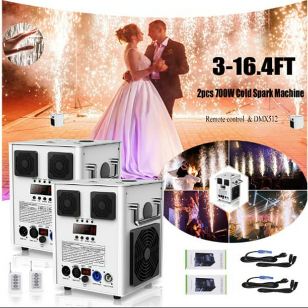 Cold Spark Machine 316FT Adjustable Stage Special Effect Machine with Wireless Remote Control