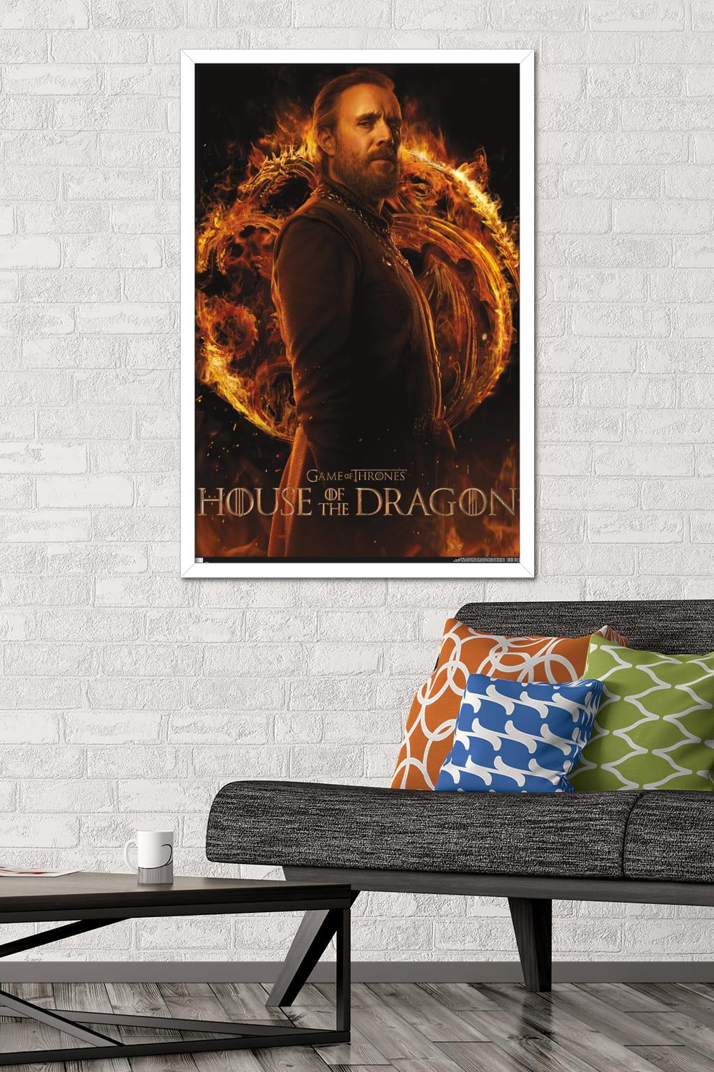House of the Dragon - Otto One Sheet Wall Poster, 22.375" x 34" Framed