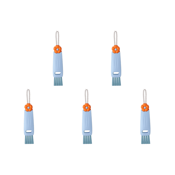 Cepillo para Botellas 3 en 1 Multifuncional Tapa Casera (cielo) Azul