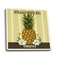 thumbnail image 1 of Williamsburg, Virginia, Colonial Pineapple (Absorbent Ceramic Coasters Set of 4 Matching Images, Cork Back, Kitchen Table Decor), 1 of 3