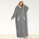thumbnail image 1 of Sudadera Mujeres Hombres Manta Sudadera con capucha Estilo casual Bolsillo Manga larga Cremallera Ropa de dormir Traje Ygjytge Gris Grafito Única para Mujer, 1 of 5