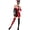 Red, variant on Sexy Harlequin Quinn Costume For Adults