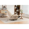 thumbnail image 5 of Power Recliner with 270 Degrees Swivel Glider, Modern Sofa Chair with USB Interfaces and Mobile Phone Holders, Swivel Glider Chair for Living Room, Bedroom, Camel, 5 of 8