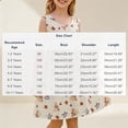 thumbnail image 3 of ZOYOEN Toddler Girls Cotton Floral Dresses- Flowy Crewneck Sleeveless Cute Kids Summer Casual Dresses Multicolor Size 10 T, 3 of 5
