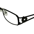 thumbnail image 3 of Jones New York Womens Metal Rectangle Eyeglass Frames, J462, Black, 50mm, 1 Pair, 3 of 6