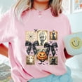 thumbnail image 3 of Halloween Postage Stamp T-Shirt, Vintage Spooky Collage Tee with Pumpkin Ghost Cat Skeleton, Gothic Aesthetic Shirt, Fall Festival Gift, 3 of 7
