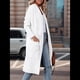 thumbnail image 5 of Cárdigan Holgado de Punto Abierto para Mujer, Informal, de Larga, Drapeado, con Bolsillos, Chaqueta Larga, Suéter. S, 5 of 9