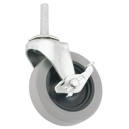 UPC 074523003138 product image for Titan 3 inch Thermoplastic Rubber (TPR) Swivel . Stem Caster with Brake  110-lb. | upcitemdb.com