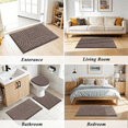 thumbnail image 5 of Bathroom Rugs Sets 4 Piece, Super Soft and Absorbent Non Slip Microfiber Toilet Bathroom Mats, 5 of 14