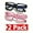 2 Pack (Black + Pink), variant on Square Thick Frame Glasses for Women Men Fashion Blue Light Glasses Trendy Chic Computer Eyeglasses (White)