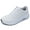 White, variant on Wide Toe Box Walking Shoes Women Arch Support Orthotic Running Sneakers Plantar Fasciitis Tennis Athletic Shoes BluePink Size 11