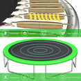 thumbnail image 6 of FIZITI Trampoline with Enclosure Net, Basketball Hoop,1500LBS 12FT 14FT 16FT Trampoline for 5-6 Kids Adults with Light, Sprinkler, Socks, Outdoor Heavy Duty Round Trampoline, 6 of 12